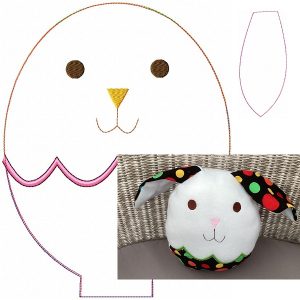 Easter Egg Bunny (large)