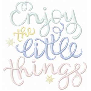 Unicorn Quilt Elements - Enjoy the little things